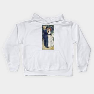 Country Dance by Auguste Renoir Kids Hoodie